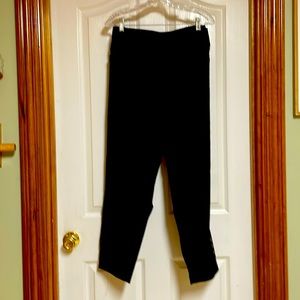 Christopher Banks Women’s black cotton ankle pants.  20 W. New with tags still